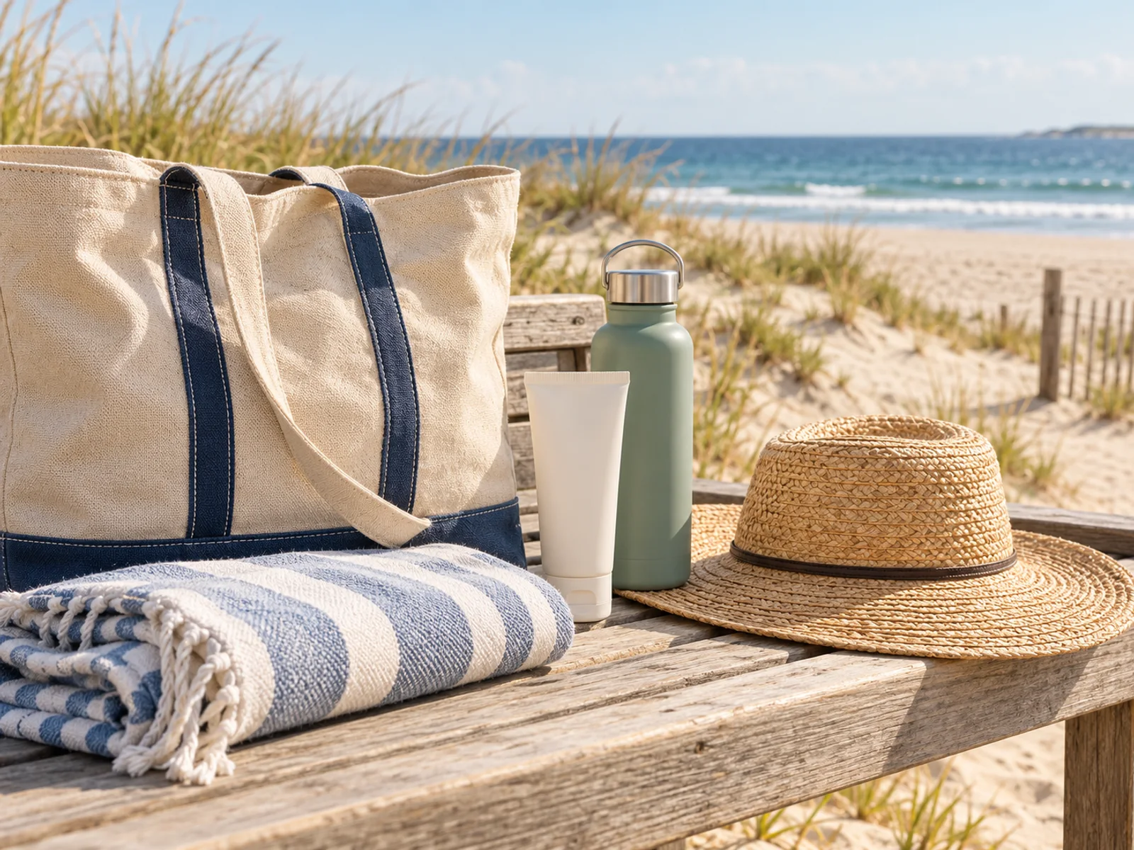 Beach day packing list